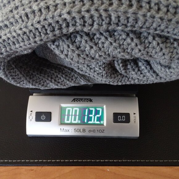 Time and Tru Grey Sweater Women Size M 8-10 Boat Neck Long Sleeve Button Accent - Picture 11 of 11